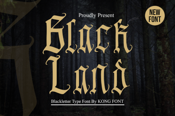 Black Land Font: A Timeless Typeface for Polished Branding