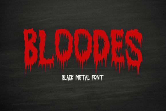 Bloodes: A Blackletter Typeface That Elevates Dark-Themed Campaigns