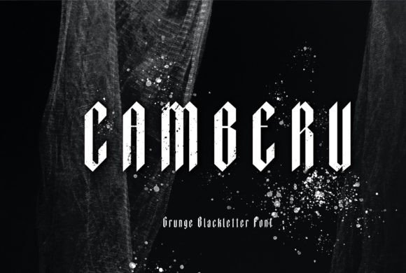 Camberu Font: A Gothic Grunge Typeface That Elevates Campaigns