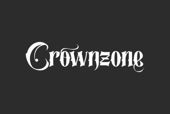Crownzone Font: A Gothic Blackletter for Bold Branding