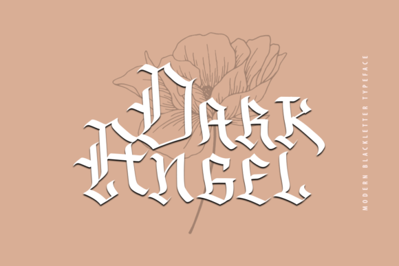 Dark Angel Font Review: A Bold Blackletter for Creative Branding