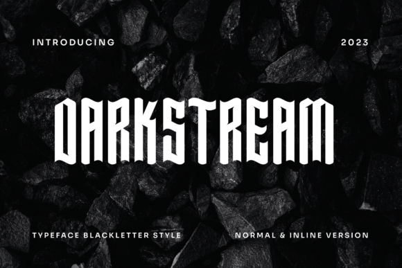 Darkstream: A Modern Blackletter Font for Editorial Design