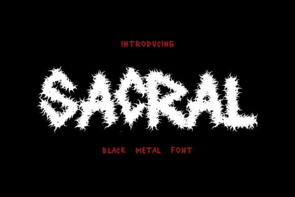 Elevate Your Brand with the Premium Blackletter Font Sacral