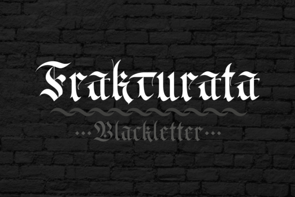 Frakturata Font: A Stylish Typeface for Digital Branding