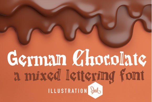 German Chocolate: A Decadent Typeface for Editorial Design