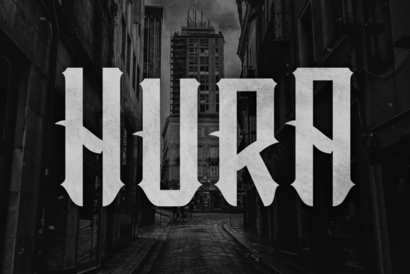 Hura: A Captivating Blackletter Typeface for Editorial Design