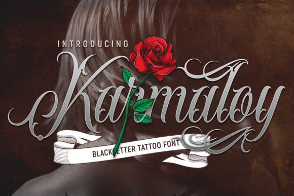 Karmaloy: The Blackletter Typeface That Elevates Campaign Visuals