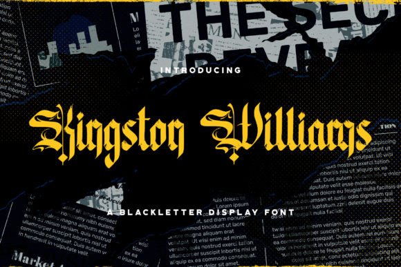 Kingston Williams Font: A Bold Choice for Creative Branding