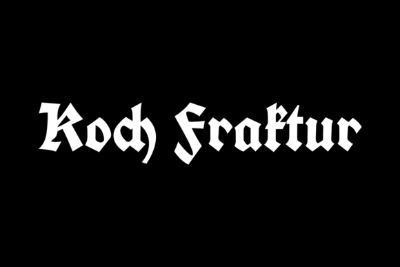 Koch Fraktur: A Gothic Typeface for Bold Campaigns