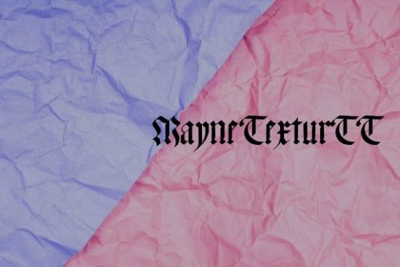 Meyne Textur: A Bold Blackletter Typeface for Brand Designers