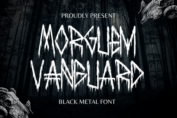 Morguem Vanguard: A Bold Blackletter Typeface for Makers and Merchants