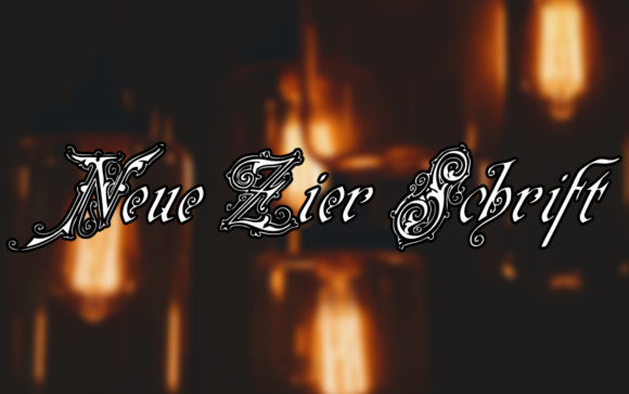 Neue Zier Schrift: A Typeface That Elevates Web Design