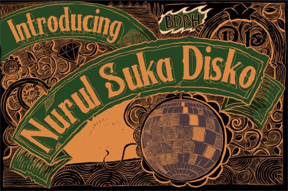 Nurul Suka Disko: A Bold Blackletter Font for Digital Design