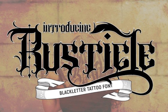 Rusticle: A Contemporary Blackletter Typeface for Bold Brand Identities