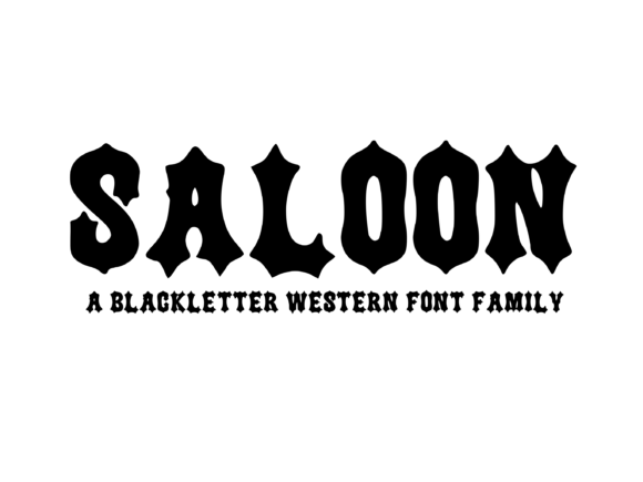 Saloon Typeface: A Bold Choice for Branding Projects