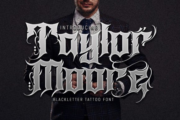 Taylor Moore: A Bold Blackletter Typeface for Editorial Design